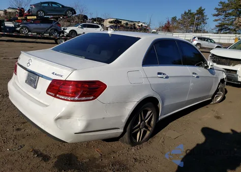 2014 Mercedes-Benz E 350 4Matic z USA, uszkodzony, nr VIN WDDHF8JB1EA776547